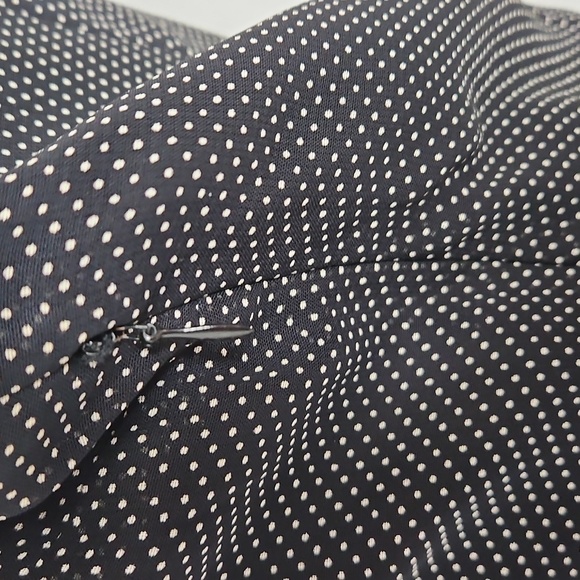 Ann Taylor Women's Black Polka Dots Long Sleeve Midi Dress Size 6. - Picture 5 of 9